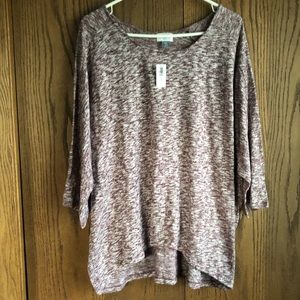 NWT Old Navy hi-lo sweater top size XXL